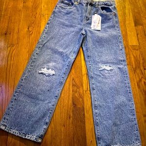 Girls Zara Straight Fit Jeans Sz 13-14